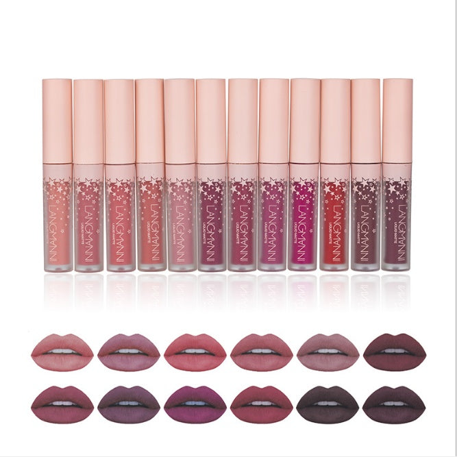 Matte Lipstick Waterproof Long-lasting Velvet Lipstick Set